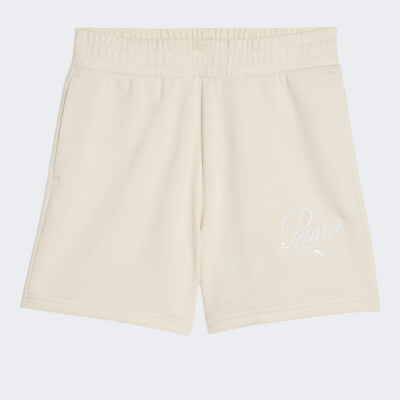 Шорты Puma ESS SCRIPT High-Waist Shorts 5" - 173731, фото 1 - интернет-магазин MEGASPORT