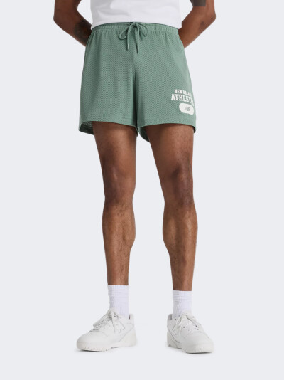 Шорти New Balance Heritage Mesh Graphic Short 5" - 173756, фото 1 - інтернет-магазин MEGASPORT