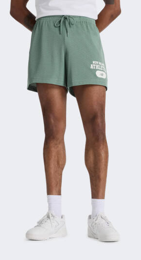 Шорти New Balance Heritage Mesh Graphic Short 5" - 173756, фото 1 - інтернет-магазин MEGASPORT