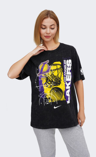 Футболка Nike LAL W NK CTS OGC VTG BF TEE - 172382, фото 1 - интернет-магазин MEGASPORT