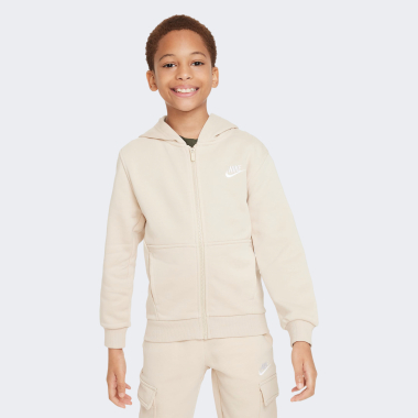 Кофта Nike дитяча K NSW CLUB FT HD FZ LS LBR - 172348, фото 1 - інтернет-магазин MEGASPORT