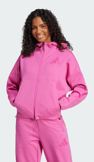 Кофта Adidas W Z.N.E. FZ - 173800, фото 1 - интернет-магазин MEGASPORT
