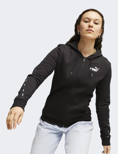 Кофта Puma ESS TAPE FZ Hoodie FL - 167704, фото 1 - интернет-магазин MEGASPORT