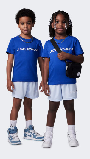 Спортивний костюм Jordan дитячий JDN MJ BASLEINE MESH SHORT SET - 171796, фото 1 - інтернет-магазин MEGASPORT