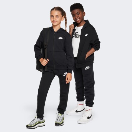 Кофта Nike детская K NSW CLUB FT HD FZ LS LBR - 171817, фото 3 - интернет-магазин MEGASPORT