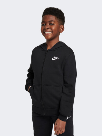 Кофта Nike K NSW CLUB FT HD FZ LS LBR - 171817, фото 1 - інтернет-магазин MEGASPORT