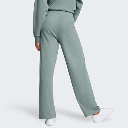 Спортивные штаны Puma ESS ELEVATED High-Waist Straight Leg Rib Pant - 172552, фото 2 - интернет-магазин MEGASPORT