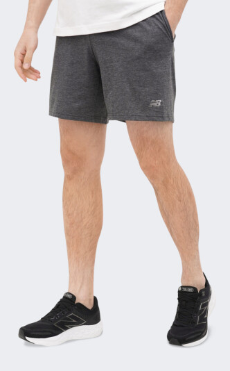 Шорты New Balance Short NB Heathertech - 163220, фото 1 - интернет-магазин MEGASPORT