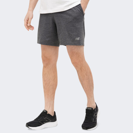 Шорты New Balance Short NB Heathertech - 163220, фото 1 - интернет-магазин MEGASPORT