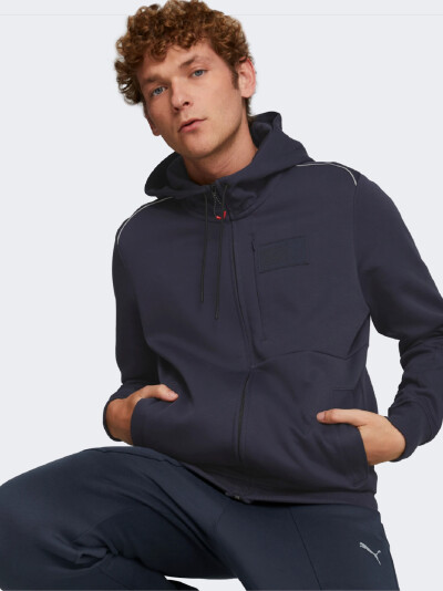 Кофта Puma Ferrari Style Hooded Sweat Jacket - 148115, фото 1 - интернет-магазин MEGASPORT