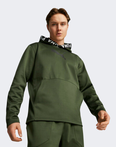 Кофта Puma TRAIN PWR FLEECE HOODIE - 159019, фото 1 - интернет-магазин MEGASPORT