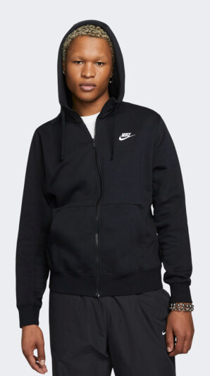Кофта Nike M Nsw Club Hoodie Fz Bb - 119273, фото 1 - интернет-магазин MEGASPORT