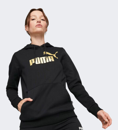 Кофта Puma ESS+ Metallic Logo Hoodie FL - 148523, фото 1 - інтернет-магазин MEGASPORT