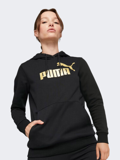 Кофта Puma ESS+ Metallic Logo Hoodie FL - 148523, фото 1 - інтернет-магазин MEGASPORT