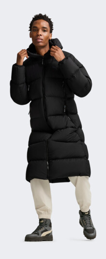 Пуховик Puma Long Hooded Down Coat - 169502, фото 1 - интернет-магазин MEGASPORT