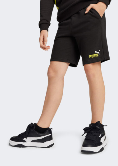 Шорти Puma дитячі ESS+ 2 Col Shorts TR B - 164776, фото 1 - інтернет-магазин MEGASPORT