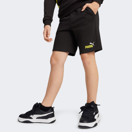 Шорти Puma дитячі ESS+ 2 Col Shorts TR B - 164776, фото 1 - інтернет-магазин MEGASPORT