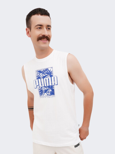 Майка Puma ESS+ PALM RESORT Sleeveless Tee - 165830, фото 1 - інтернет-магазин MEGASPORT