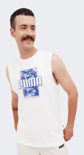 Майка Puma ESS+ PALM RESORT Sleeveless Tee - 165830, фото 1 - інтернет-магазин MEGASPORT