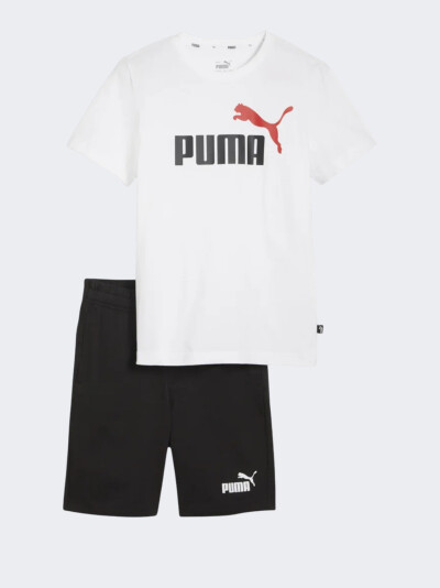 Спортивний костюм Puma ESS 2 COLOR No. 1 Logo Tee and Shorts Set B - 173742, фото 1 - інтернет-магазин MEGASPORT