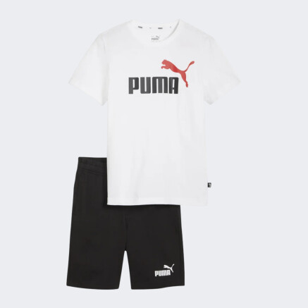 Спортивный костюм Puma детский ESS 2 COLOR No. 1 Logo Tee and Shorts Set B - 173742, фото 1 - интернет-магазин MEGASPORT