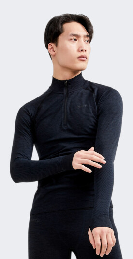 Термобілизна Craft CORE DRY ACTIVE COMFORT HZ M BLACK - 169326, фото 1 - інтернет-магазин MEGASPORT