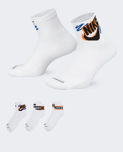 Носки Nike U NK ED PLS ANKLE 3P SPORT 144 - 173864, фото 1 - интернет-магазин MEGASPORT