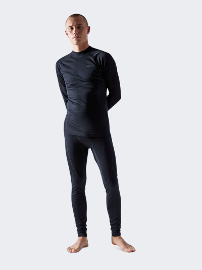 Термобілизна Craft CORE WARM BASELAYER SET M BLACK - 127618, фото 1 - інтернет-магазин MEGASPORT