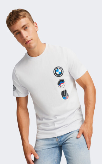 Футболка Puma BMW MMS Garage Crew Graphic Tee - 164437, фото 1 - интернет-магазин MEGASPORT