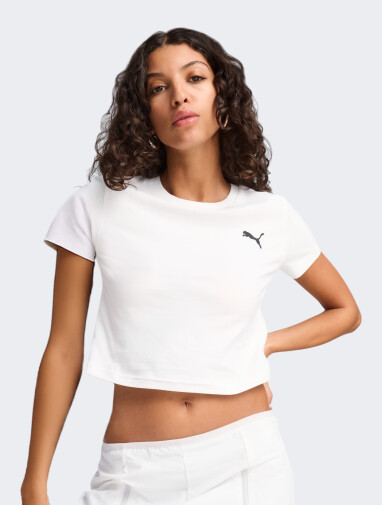 Футболка Puma WARDROBE ESS Baby Tee - 173108, фото 1 - интернет-магазин MEGASPORT