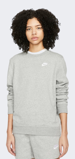 Кофта Nike W NSW CLUB FLC CREW STD - 158545, фото 1 - интернет-магазин MEGASPORT
