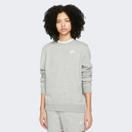Кофта Nike W NSW CLUB FLC CREW STD - 158545, фото 1 - інтернет-магазин MEGASPORT
