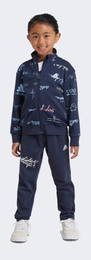Спортивний костюм Adidas дитячий LK BLUV TS - 169717, фото 1 - інтернет-магазин MEGASPORT