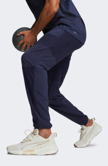 Спортивные штаны Puma Fit Hybrid Polar Fleece/Woven Pant - 159927, фото 1 - интернет-магазин MEGASPORT