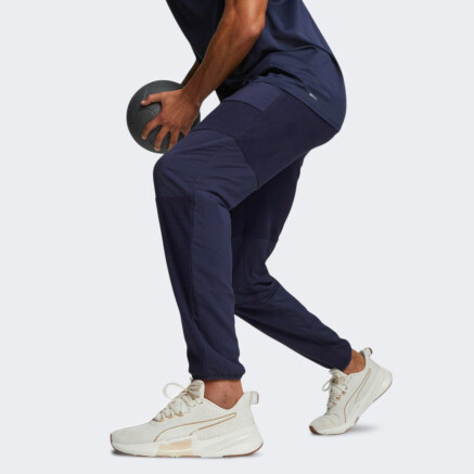 Спортивные штаны Puma Fit Hybrid Polar Fleece/Woven Pant - 159927, фото 1 - интернет-магазин MEGASPORT