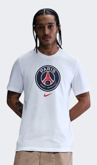 Футболка Nike PSG M NK CREST TEE - 173831, фото 1 - интернет-магазин MEGASPORT
