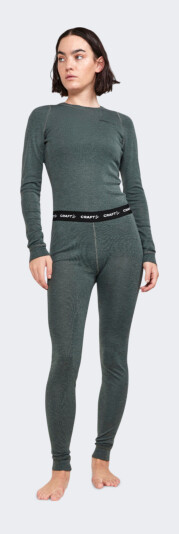 Термобелье Craft CORE WOOL MERINO SET W JUNIPER-MELA - 169323, фото 1 - интернет-магазин MEGASPORT