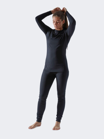 Термобілизна Craft CORE WARM BASELAYER SET W BLACK - 144279, фото 1 - інтернет-магазин MEGASPORT