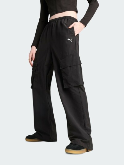 Спортивнi штани Puma WARDROBE ESS Relaxed Woven Cargo Pants op - 172531, фото 1 - інтернет-магазин MEGASPORT