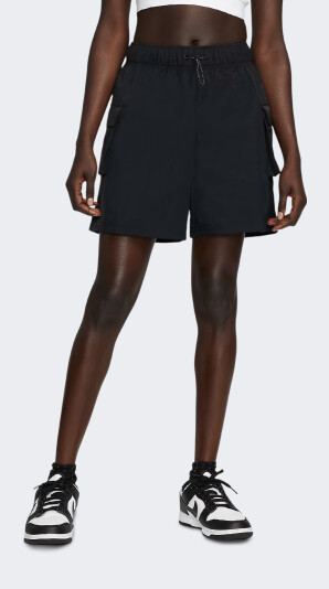 Шорти Nike W NSW ESSNTL WVN HR SHORT - 166036, фото 1 - інтернет-магазин MEGASPORT
