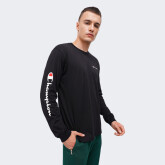 crewneck long sleeve t-shirt - 167434, фото 1 - інтернет-магазин MEGASPORT