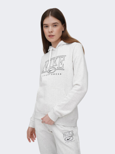 Кофта Nike W NSW CLUB FLC STD GX HDY - 171230, фото 1 - інтернет-магазин MEGASPORT