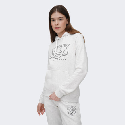 Кофта Nike W NSW CLUB FLC STD GX HDY - 171230, фото 1 - интернет-магазин MEGASPORT