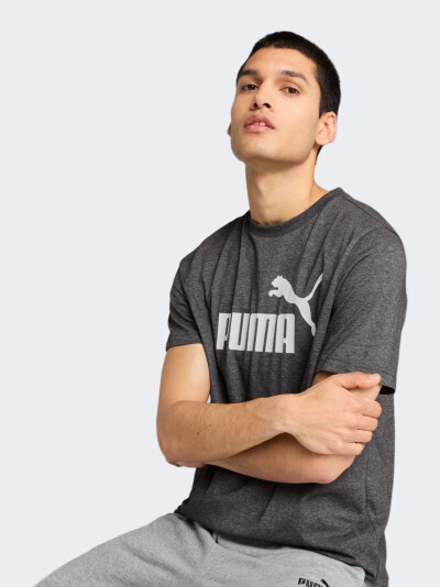 Футболка Puma ESS No. 1 Logo Heather Tee - 173954, фото 1 - інтернет-магазин MEGASPORT