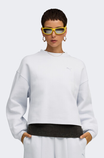 Кофта Puma WARDROBE ESS Oversized Crew DK - 173948, фото 1 - інтернет-магазин MEGASPORT