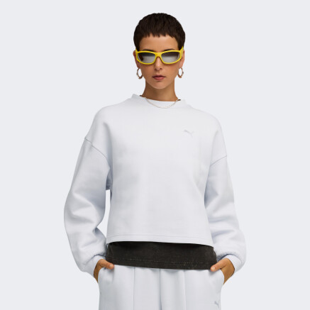 Кофта Puma WARDROBE ESS Oversized Crew DK - 173948, фото 1 - інтернет-магазин MEGASPORT