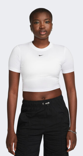 Футболка Nike W NSW ESSNTL SLM CRP - 162289, фото 1 - интернет-магазин MEGASPORT