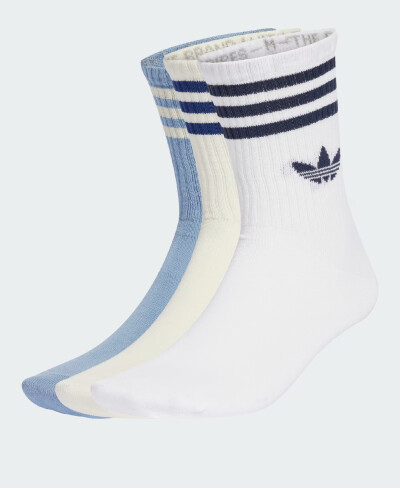 Шкарпетки Adidas Originals 3S CREW S 3P - 174441, фото 1 - інтернет-магазин MEGASPORT