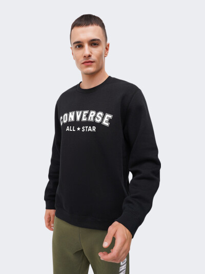Кофта Converse CLASSIC FIT ALL STAR CENTER FRONT CREW BB - 159266, фото 1 - інтернет-магазин MEGASPORT