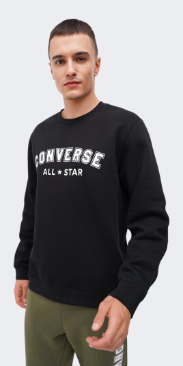 Кофта Converse CLASSIC FIT ALL STAR CENTER FRONT CREW BB - 159266, фото 1 - інтернет-магазин MEGASPORT